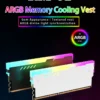 TEUCER RM-1 PC Memory Heatsink RAM Cooling Vest 5V 3-PIN ARGB for Desktop Computer Memory DDR3 DDR4 DDR5 DDR2