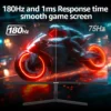 34 Inch Ultrawide Curved Gaming Monitor, 1500R PC Screen 165hz UWQHD 4K, Curved Computer Screen with FreeSync,Support Wallmount