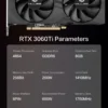 MLLSE RTX 3060Ti 8GB Graphics Card GDDR6 256Bit PCI Express 4.0 ×16 8Pin NVIDIA GPU Rtx 3060Ti Gaming Video Card Placa De Video