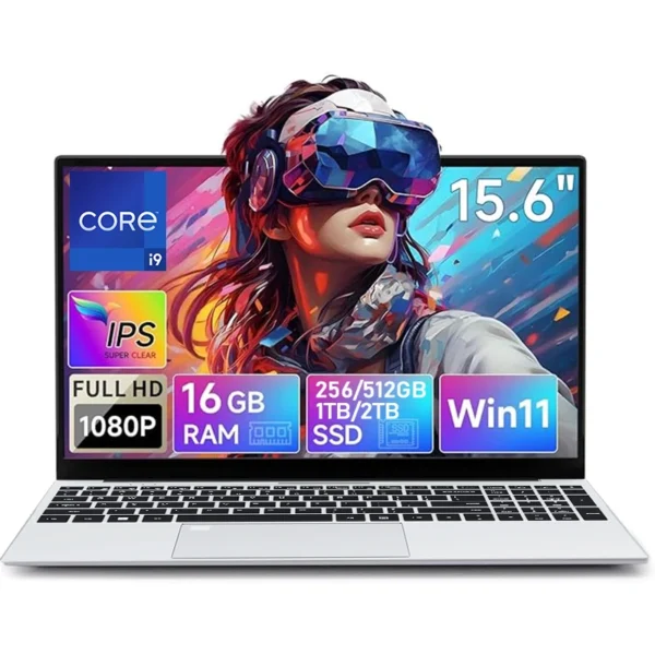 New Core i9 10980HK Laptop Computer Windows 11 Pro 16GB DDR4 1TB 2TB SSD Notebook PC Gamer Portable Laptops Gaming Office PC