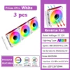Prism 4 Pro Building Blocks Modular Case Fan ARGB Mirror Cycle Light Effect 800-2000RPM PWM Water Cooling 120mm Cooler Fan