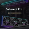 LOVINGCOOL Coherent Pro-360/240/120 ARGB digital display PC fan computer case Siamese Building block fan Integration