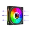 Prism 4 PRO ARGB Fan PC 120mm Computer Case Fan 4pin CPU Cooling Fans 3pin5v RGB