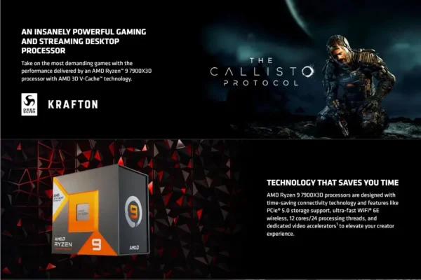 Origina New AMD Ryzen 9 7900X3D / R9 7950X3D /R7 7800X3D Socket AM5 Gaming Desktop Computer processor A new boxed CPU