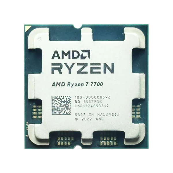 AMD Ryzen 7 7700 Used R7 7700 3.8GHz CPU processor 8-Core 16-Thread 5NM L3=32M 100-000000592 Socket AM5