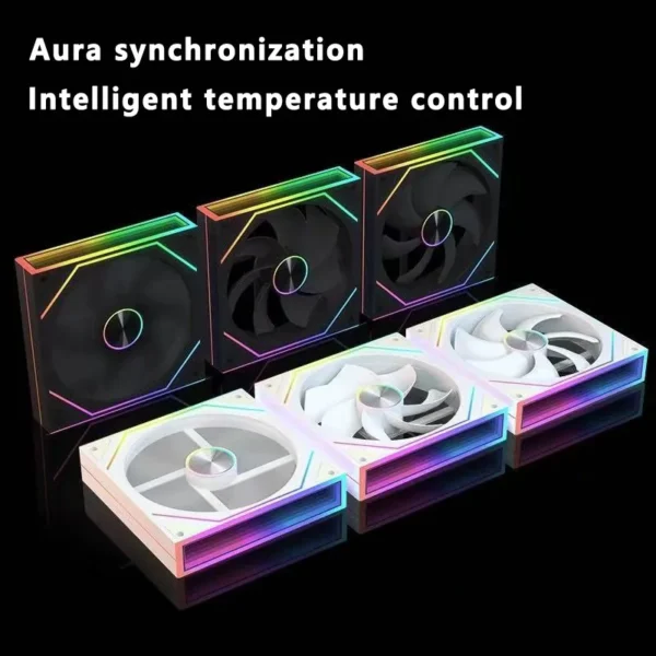 ICE Whale 4RS PLUS 14CM ARGB Chassis Fan 650-1500RPM Air-Cooled PC Cooling Fan