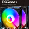 Manmu Fetival Pormotion 120mm Computer Fan Rainbow RGB/ High Cooling Performance Gaming PC Fan