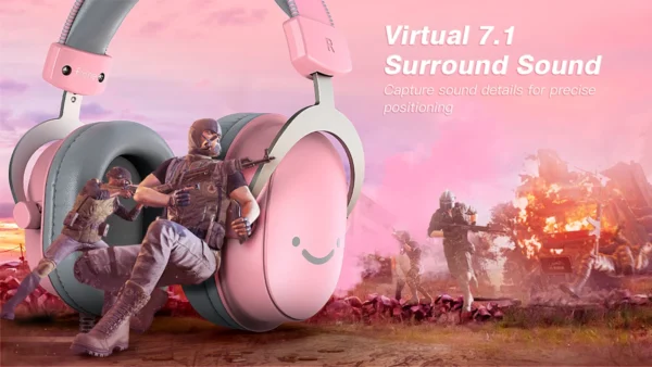 FIFINE Gaming Streaming Headset and Microphone Kit with Gain Knob/RGB/Monitor,for PC/MAC/PS4/PS5/Mixer/YouTube/Steam-AM8TP/H9P