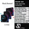ICE Whale Prism 4RS ARGB PC Case Fan 120mm Infinity Mirror Design Motherboard Lighting Sync 4PIN PWM CPU Cooler Fan ventilador