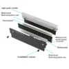 TEUCER RM-1 PC Memory Heatsink RAM Cooling Vest 5V 3-PIN ARGB for Desktop Computer Memory DDR3 DDR4 DDR5 DDR2