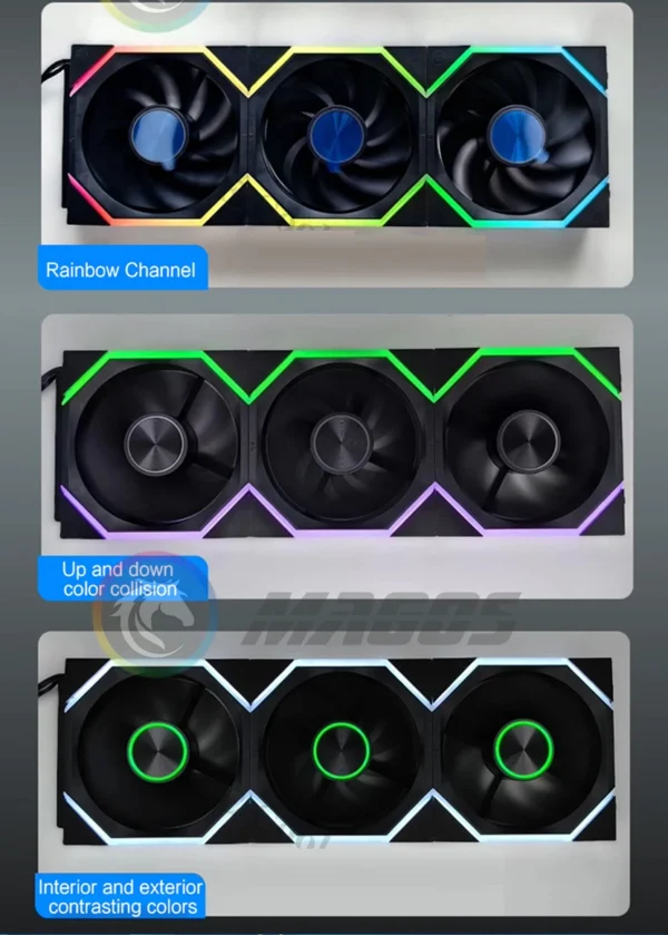 Desktop Computer DRGB Asynchronous Lighting Controller,  5V 3Pin & PWM 4Pin 8+8 Ways Software DeepRGB SignalRGB ARGB