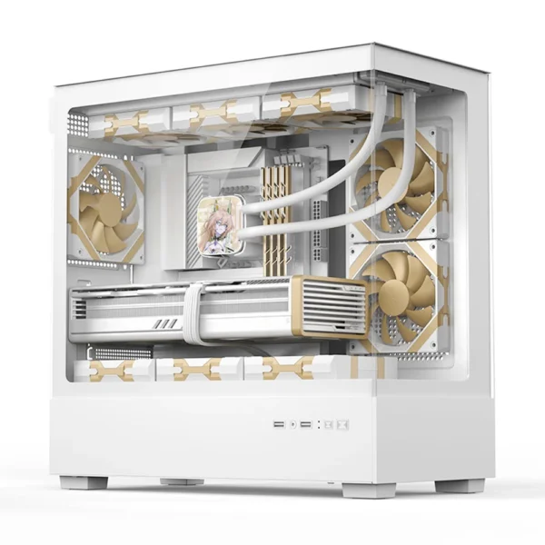 Factory Oem Custom Computer Pc Case Gaming Atx Cases & Towers Glass Cabinet Rtx 4060 With Rgb Fans for Gaming Desktop