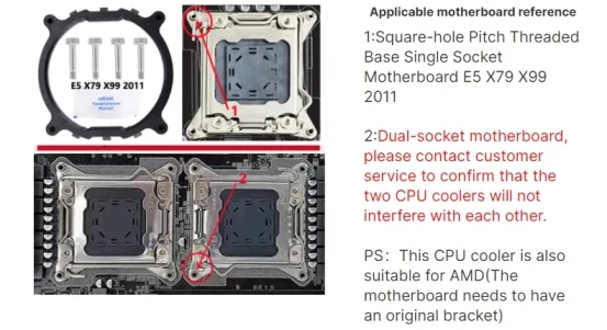 XUANFENG 120mm Fan Radiator Air-cooled 4/6 Heat Pipe CPU Cooler Installing LGA115x 2011 x99 E5 1200 1700 1851 i5 i7 AM4 AM5 2066