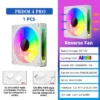 OEM PRISM 4 PRO Computer Chassis Fan 120mm 5V 3PIN ARGB 4 Pin PWM Quiet Cooling Fan 12V Large Air Volume 45.2CFM/600-1500RPM