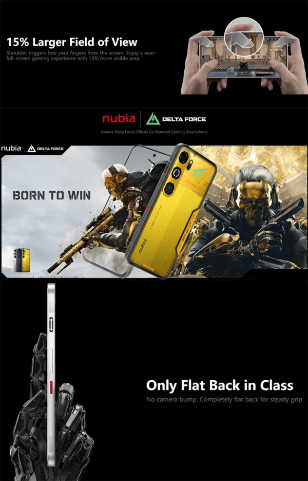 Nubia Smartphone Neo 5 GT, Built-in Fan, Gaming Trigger (Touch)