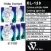 ICE Whale XL-120 ARGB PC Case Fan 120mm Infinity Mirror Design Motherboard Lighting Sync 4PIN PWM CPU Cooler Fan ventilador