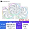 Thermalright TL-C12C 3 in 1 120mm Cooling Fan 5V ARGB gamer Adjust Speed Cooler argb Adjustable computer Case Fan ventilador