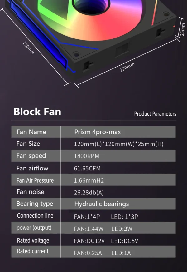 Magic Building Block chassis fan computer cooling fan modular wireless fan 120mm shell cooling fan ARGB ventiladores para pc