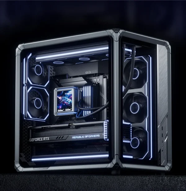 JONSBO XA-360/120 12CM ARGB Case Fan (Dual Bezel Lighting Effect/Color Blocking/Aura Sync/PWM Male/Female Connectors)