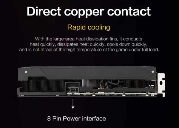 MLLSE RTX 3060Ti 8GB Graphics Card GDDR6 256Bit PCI Express 4.0 ×16 8Pin NVIDIA GPU Rtx 3060Ti Gaming Video Card Placa De Video