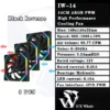 ICE Whale IW-14 Computer Chassis Fan 14cm ARGB 4 Pin PWM Quiet Cooling Fan 12V Large Air Volume 61.5CFM/800-1800RPM Ventilator