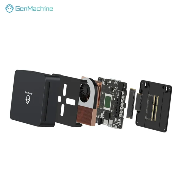GenMachine AMD Ryzen™ 7 5825U Windows 11  MINI PC 8 Core 16 Thread 2.0GHz Up to 4.5GHz TDP 15W DDR4 SSD WIFI6 BT5.2 Desktop Gami