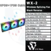 ICE Whale WX-2 ARGB Wireless Splicing Fan 12CM Air-Cooled Cooling Chassis Component 1800RPM Chassis Fan