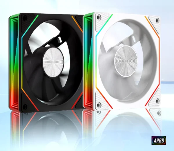 ARGB PC Case Fan 120mm Infinity Mirror Design Motherboard Lighting Sync 4PIN PWM CPU Cooler Fan ventilador Air-cooler mute fans