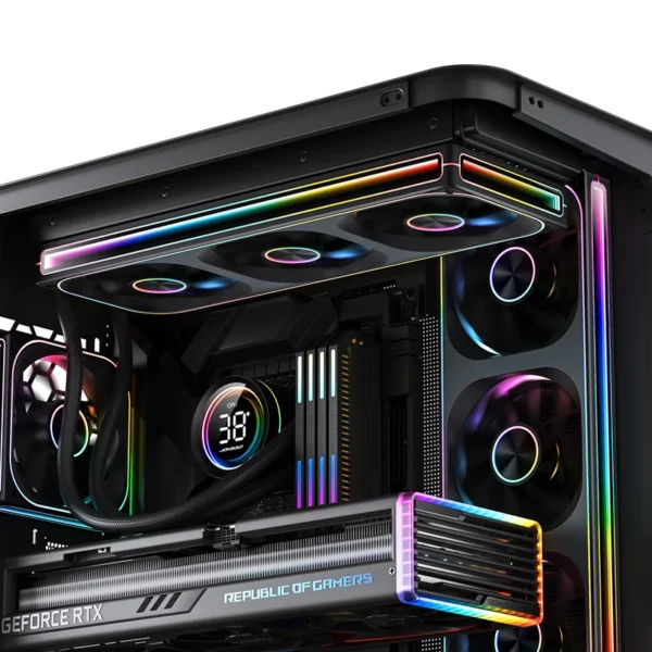 JONSBO ZA-120/240/360 Case Cooling Fan ARGB 12cm Connected Building Block Fan PWM Silent Chassis Fan