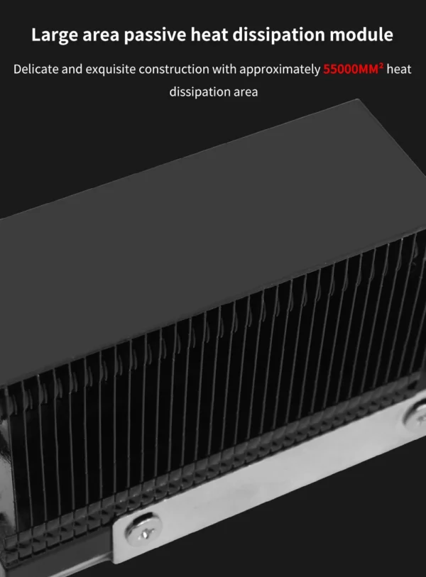 TISHRIC RGB SSD M2 Radiator With Two Fans Cooling 7000RPM 3Pin M.2 Hard Disk Heatsink For Desktop PC NVMe NGFF M.2 2280 SSD