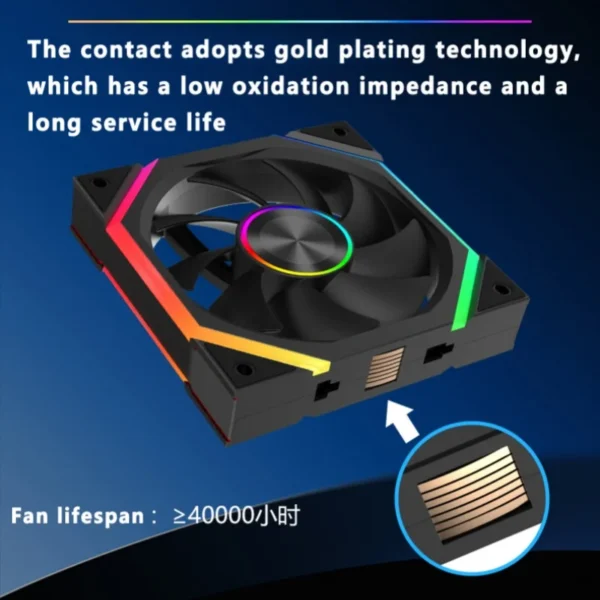 ICE Whale WX-3 Wireless Splicing Fan ARGB Air-Cooled Cooling Accessories 1600RPM 12CM Chassis Fan