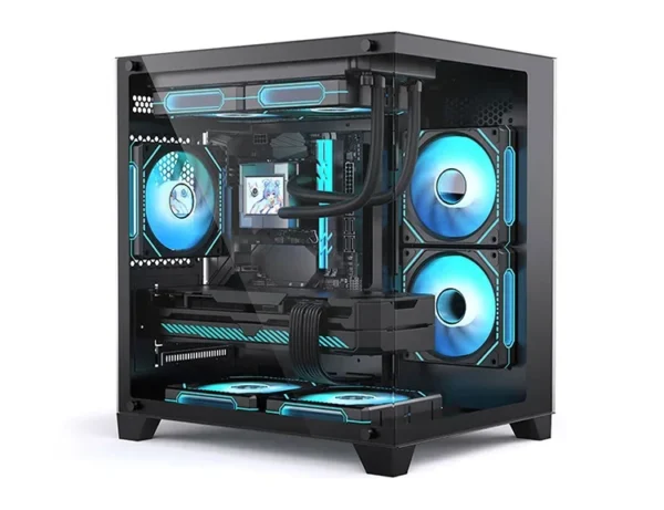 Game Desktop Amd 5600x Cpu RTX 4060 6g 500gb M2 8g Ram Pc Gaming Desktop Computer