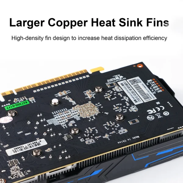 GTX 1650 4GB Graphics Card 128Bit GDDR5 Dual Cooling Fan Computer Graphics Low Power GPU for Working Gaming Video Editing Ports