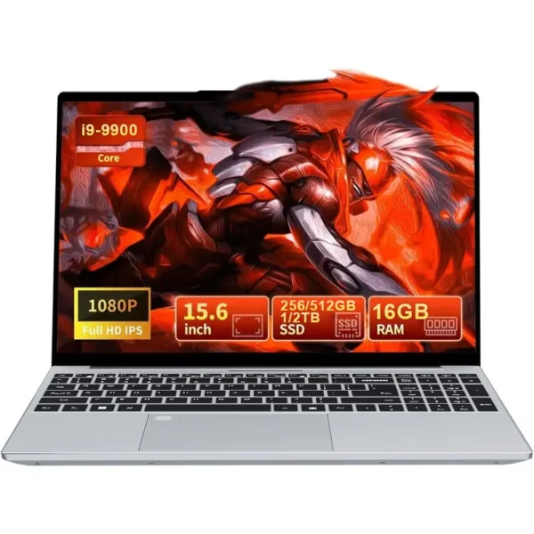 2026 New Intel Core i9 9900 Portable Laptop Computer 16GB DDR4 1TB 2TB SSD Windows 11 Pro Office Gaming PC Notebook Laptops