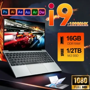 2026 NEW Arrival Windows 11 Pro i9 Laptop Core i9 10980HK Gaming Laptops 16GB DDR4 1TB SSD FHD Gamer Computer Notebook PC