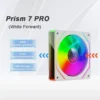 LDPCSJ PRISM 4 PRO Computer Chassis Fan 12cm ARGB 4 Pin PWM Quiet Cooling Fan 12V Large Air Volume 45.2CFM/600-1500RPM