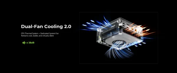 GMKtec Mini Pc M7 Ultra NUCBOX AMD Ryzen7 PRO 6850H AMD Radeon™ 680M Window 11 Pro WIFI 6 BT 5.2 USBC 4.0