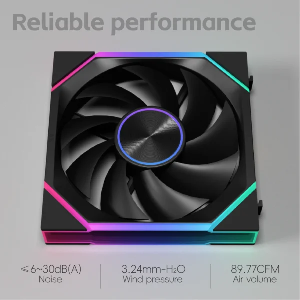 Nollie FAN GC140 ARGB 140mm Fans 34LED Cooling Fan Modular Stackable Splicing PWM Silent