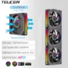 TEUCER DL-2 ARGB PC Fan 3-in-1 Case Fan Compatible with 240 360 Water Cooling Radiator Wireless Cooling Fan Kit