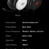 HAYLOU HexStorm G1 Wired Gaming Headphone 7.1 Surround Sound 50mm Dual Driver Esports Gamer Headset with Mic For PS4 PS5 PC