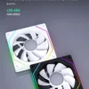 LDPCSJ PRISM 4 PRO Computer Chassis Fan 12cm ARGB 4 Pin PWM Quiet Cooling Fan 12V Large Air Volume 45.2CFM/600-1500RPM