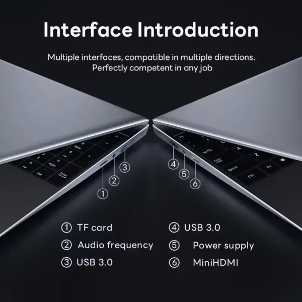 NEW Core i9-10980HK laptop 16GB RAM 1/2TB SSD Portable laptops 14.1-inch Windows 11 Por Notebook computer Office Gaming