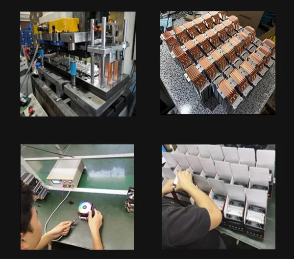 XUANFENG 120mm Fan Radiator Air-cooled 4/6 Heat Pipe CPU Cooler Installing LGA115x 2011 x99 E5 1200 1700 1851 i5 i7 AM4 AM5 2066