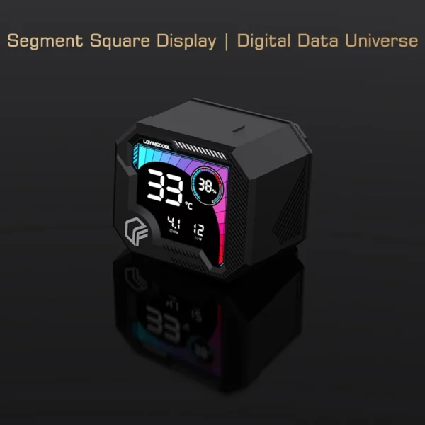 LOVINGCOOL AK water cooler 240mm 360mm broken code screen dynamic digital display liquid cooler ARGB Abyss Mirror Cold radiator