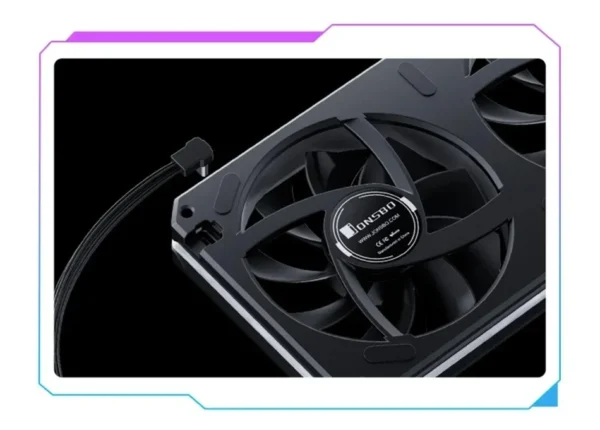JONSBO XA-120 XA-360 Computer Case Fan 12CM 5V ARGB 120mm Monolithic Structure Water-Cooled Fan PWM Forward/Reverse Fan Kits