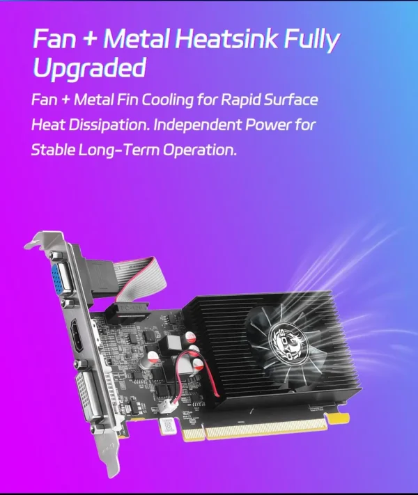 SOYO Graphics Cards Radeon AMD HD8550 2G GDDR3 Memory Video Gaming Card GPU Desktop Computer Components AMD NWE