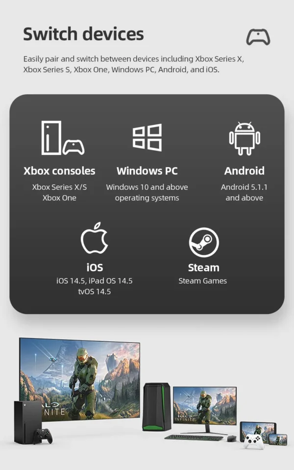 Microsoft Xbox Black Elite Wireless Controller Series 2  for Xbox Series S Xbox Series X XSS XSX 100%  Orginal 