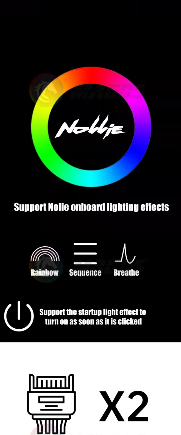 Nollie RGB Asynchronous Controller HUB 8/16 Ways Addressable ARGB Splitter Support Software Signal-RGB/OpenRGB Management