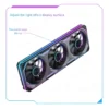 JONSBO XA-360/120 12CM ARGB Case Fan (Dual Bezel Lighting Effect/Color Blocking/Aura Sync/PWM Male/Female Connectors)