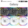 Jungle Leopard Galaxy Prism XH Flowing Running Lights‌ PC Case Fan Splicing fan ARGB chassis fan 12CM cooling fan 5V3 pin PWM